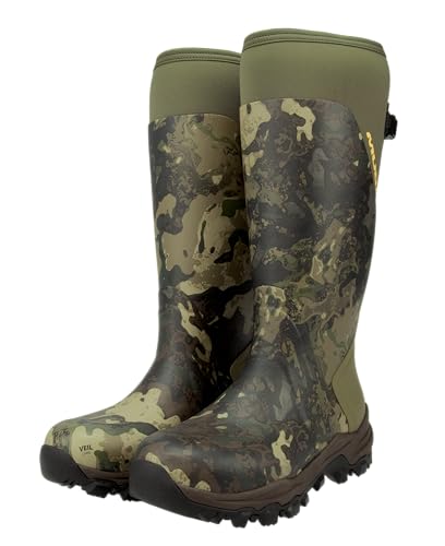 Muddy Outdoors DV8 Men's 17" Rubber Boots Veil Canyon Hybrid 12 D