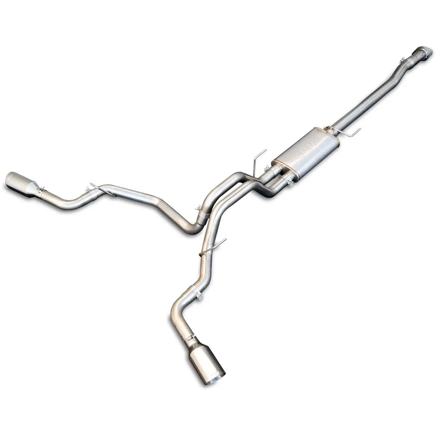 Cat-Back Ford F150 Exhaust Systems 2015-2022 Raw Tubes Polished Tips