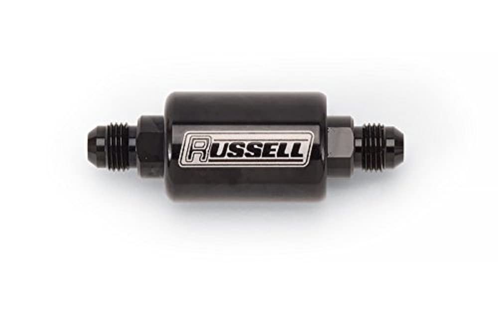 650613 Russell Black Anodize Check Valve (8an Male to 8an Male)