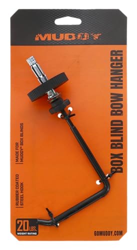 Black Muddy Box Blind Bow Hanger, One Size