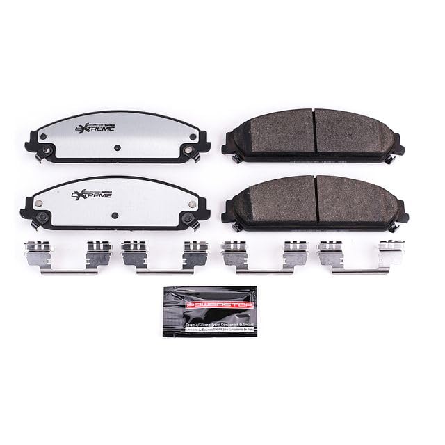 Power Stop Z26-1058 New Formulation Extreme Performance Brake Pad For Chrysler 200, Chrysler 300, Dodge Avenger, Dodge Caliber, Dodge Challenger, Dodge Charger, Dodge Magnum [Model Specific]