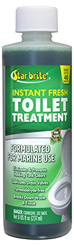 Instant Fresh STAR BRITE Toilet Treatment - Pine Scent, Odor & Waste Control, 8oz 6 Pack (071763)