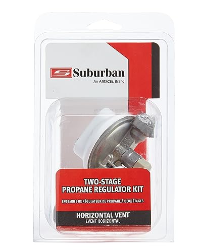 LP-R524H Suburban Two-Stage Regulator Kit with Horizontal Vent for Safe and Reliable Propane Gas Pressure Control in Your RV or Motorhome