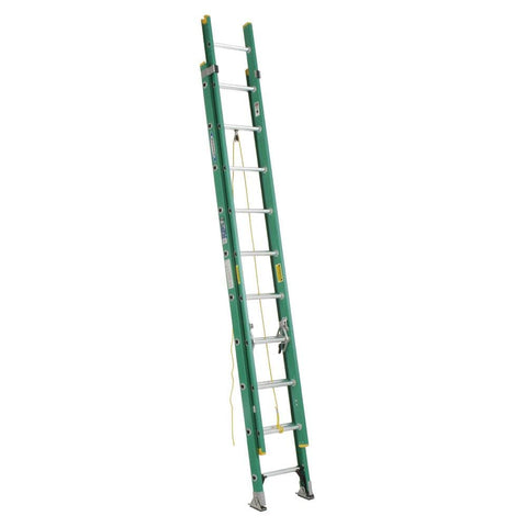 20-Foot Werner D5920-2 Extension-ladders, Green