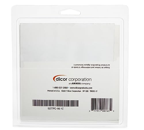 Dicor 522TPO-66-1C RV, Trailer, Motorhome Diseal Repair Tape Patch - 6" x 6" - White - TPO Compatible