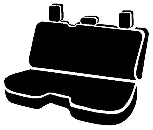 Custom Fit FIA TR42-58 Black Rear Seat Cover Bench Seat - Saddle Blanket, (Black)