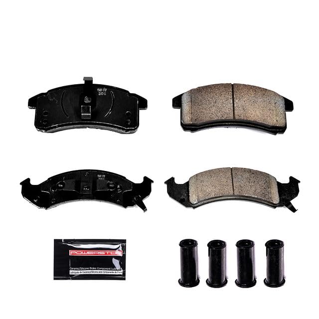 Power Stop Z23-505 Z23 Evolution Sport Carbon Fiber Infused Ceramic Brake Pads with Hardware Front