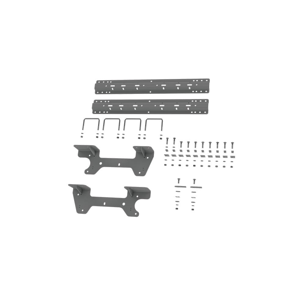Fifth Wheel Hitch B&W Trailer Hitches Universal Mounting Rails with Custom Installation Brackets - RVK2504