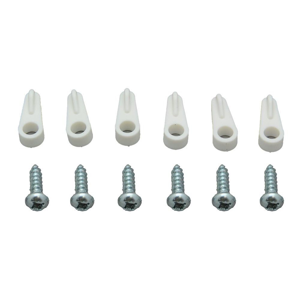 1/16" Nylon Clip W/Screws AP Products (6/ctn)