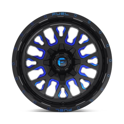 FUEL OFF-ROAD 18X9 STROKE 6X135/5.5 5.04 1mm GLOSS BLACK BLUE TINTED CLEAR - D64518909850