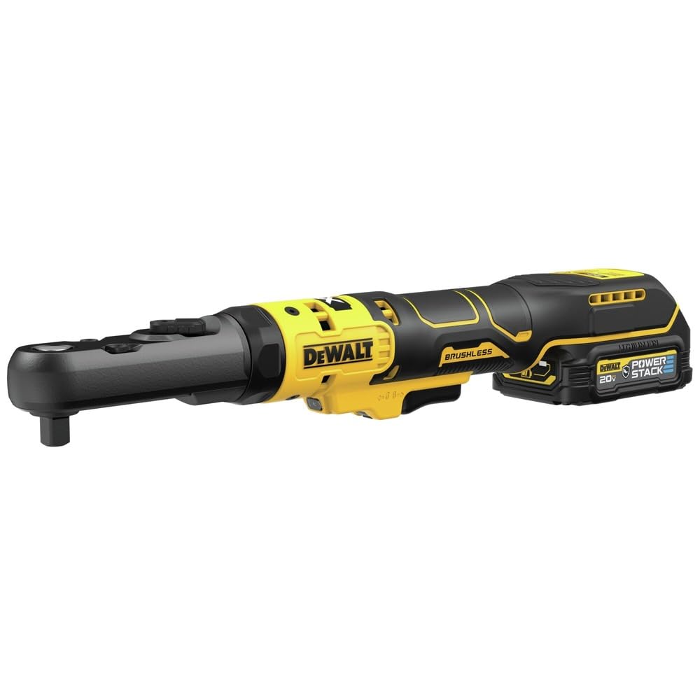 20V MAX XR DEWALT Cordless Ratchet Set, 3/8" and 1/2" Sealed Head Ratchet, Battery and Charger Included (DCF510GE1)