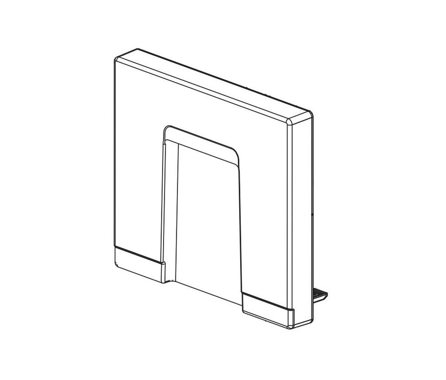 FREEZER DOOR-N1152 NORCOLD, Replacement For Norcold N1152 Model Refrigerator; Flip-Down Type; Freezer; White
