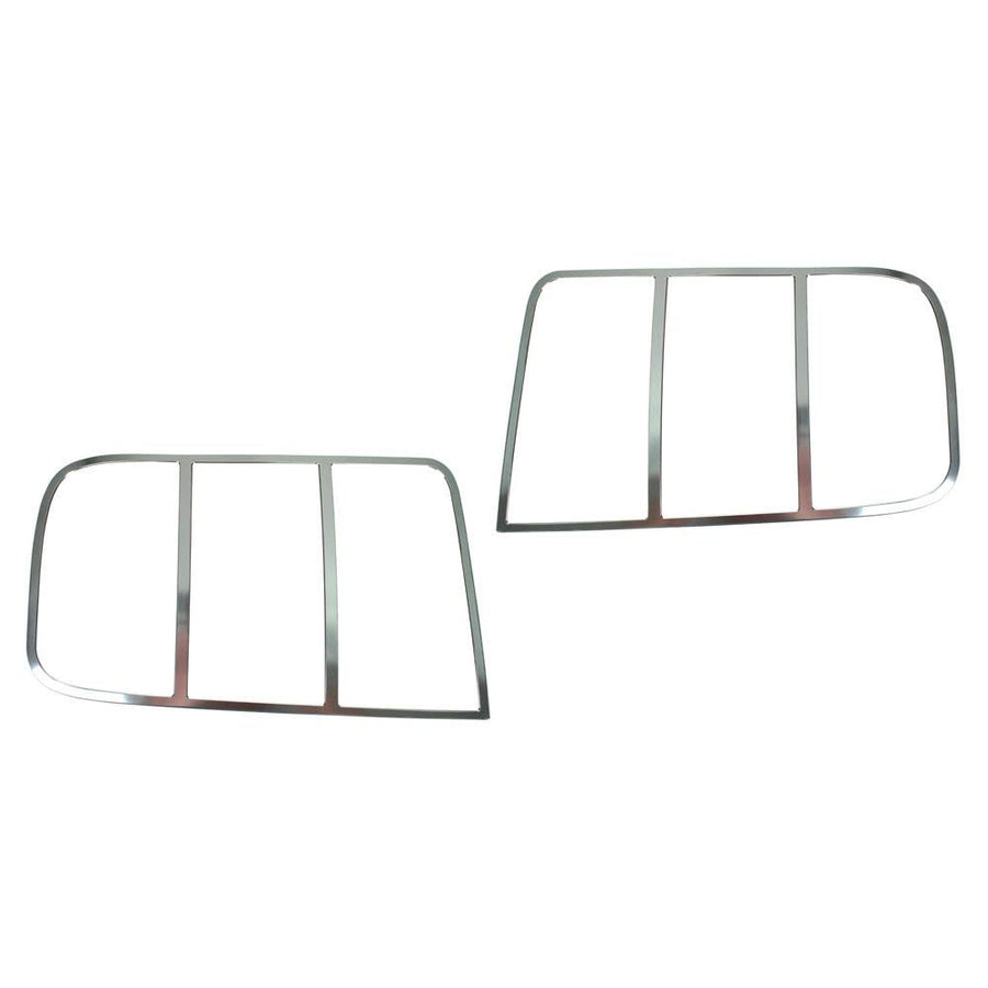 5R3Z-13489-C Drake Muscle Cars Tail Light Chrome Finish Bezel Pair