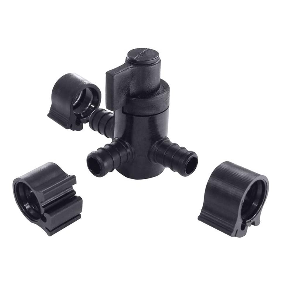 Bypass PEXLOCK 30910 Valve, 1/2", Black