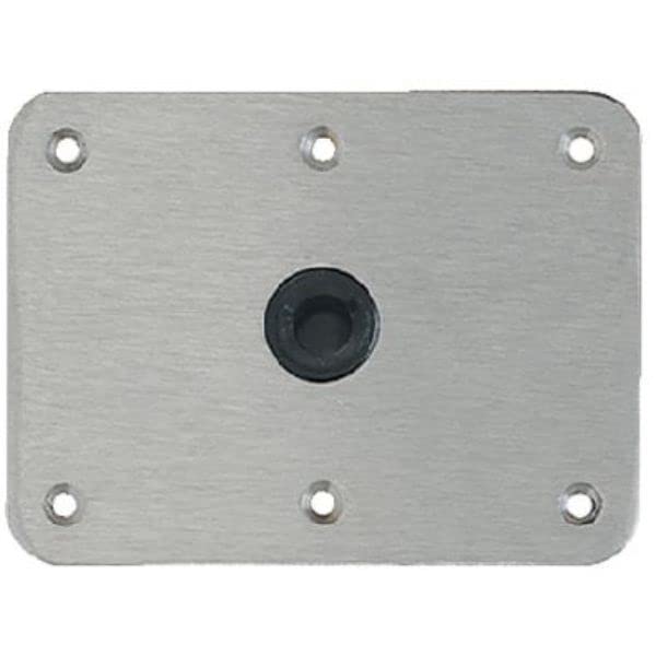 Attwood Swivl-Eze SP64839 4 x 8 in. Stainless Steel Base Plate