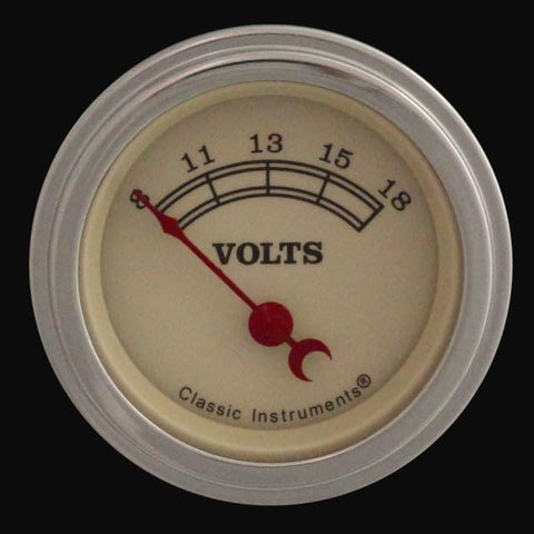 Vintage Classic Instruments VT30SLC 2-1/8" Volt Gauge