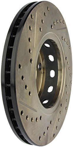 Sport Drilled/Slotted Brake Rotor StopTech 127.33040L (Front Left), 1 Pack