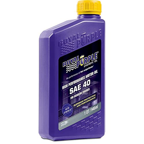 Royal Purple 06040-6PK 1040 API-Licensed Heavy Duty SAE 40 High Performance Synthetic Motor Oil - 1 qt. (Case of 6)