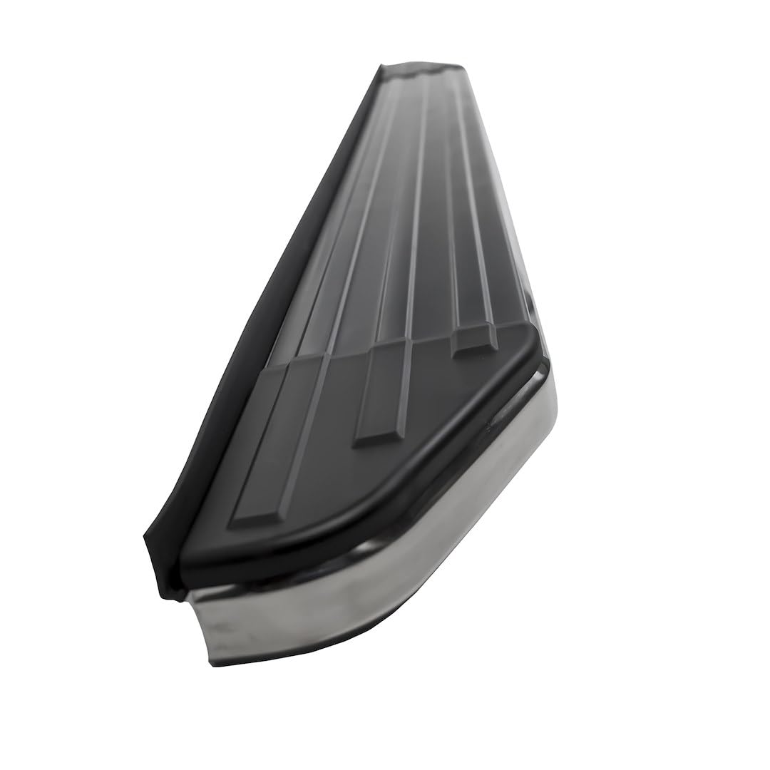 TrailFX Running Board R0003RB Fits Ford Explorer 2011-2019 Black 72 Inch Extruded Aluminum with Stainless Steel Trim, 200 lb Capacity Set of 2 Side Steps