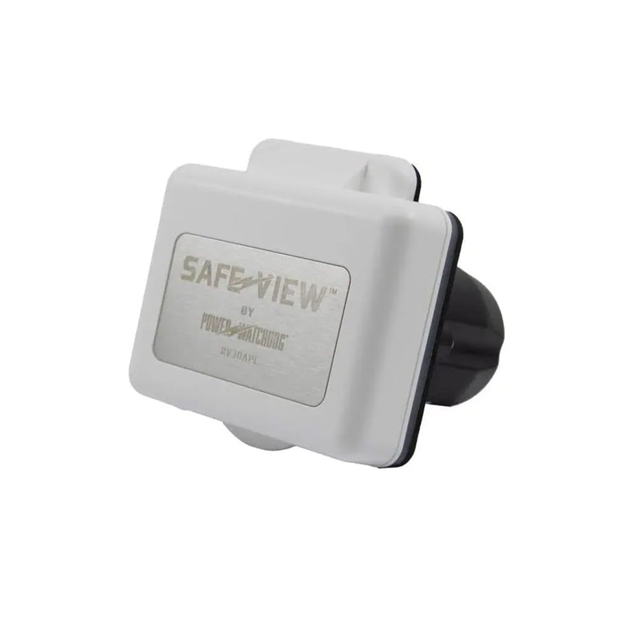 SafeView Smart RV Power Inlet – Power Watchdog SV30API-W, 30 amp, White