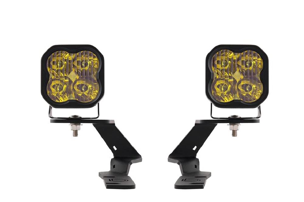 Diode Dynamics SS3 LED Ditch Light Kit DD6584 for 2019-2021 Ford Ranger, Sport Yellow Combo