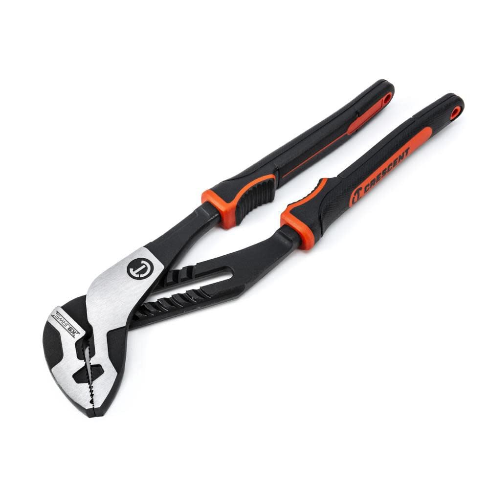 Z2 K9 Crescent Straight Jaw Dual Material Tongue & Groove Plier Set - Adjustable Plier Set with 8 Jaw Positions - Premium Hand Tool Set - 2-Piece Set - RTZ2CGSET2