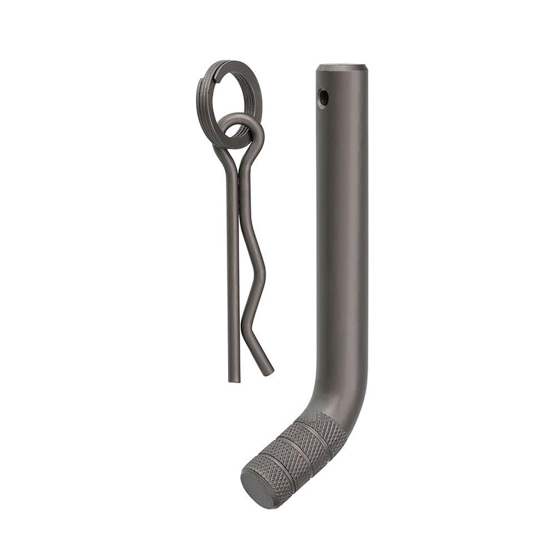 Tactical Reese Towpower Pin and Clip 5/8 Knurl Matte Black, Pewter