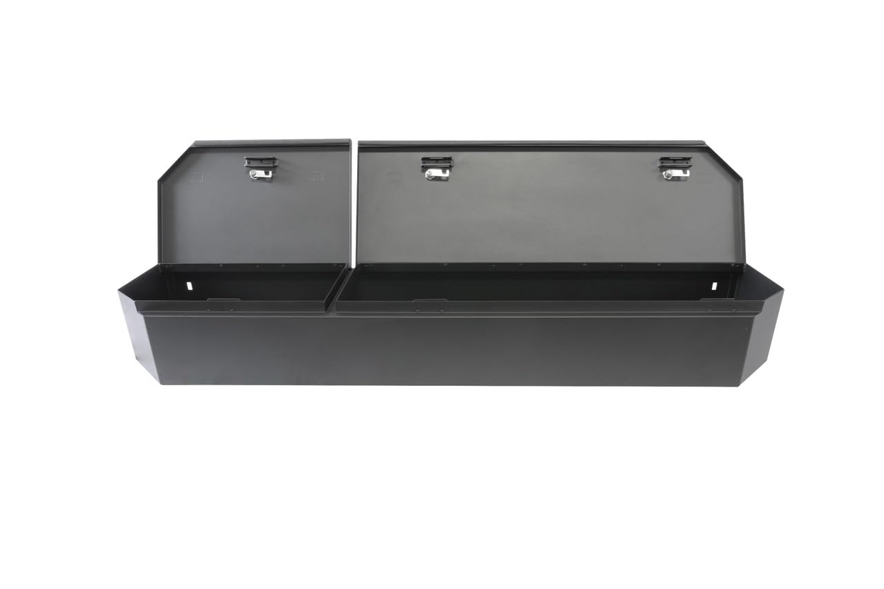 Tuffy Under-Seat Full-Width Lockbox for Ford F-150, F-250, and F-350 SuperCrew (2015–2025), Heavy-Duty Steel Rear Seat Security Safe with Pry-Guard Lock, Weather-Resistant, Quick No-Drill Install