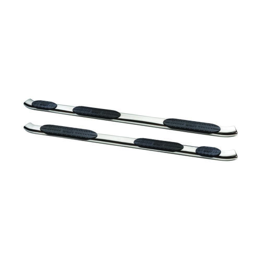 Westin PRO TRAXX 5 Oval Wheel to Wheel Nerf Bars fits 2009-2014 F150 SuperCab 6'5" Bed Stainless Steel Pair