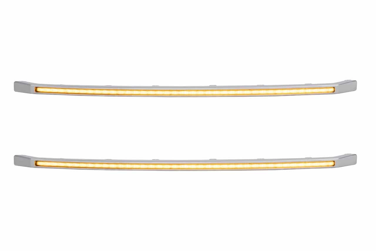 Xbg Led Drl Grille Inserts: Morimoto XBG26 Ford Super Duty Platinum (2020-2022) (Amber)