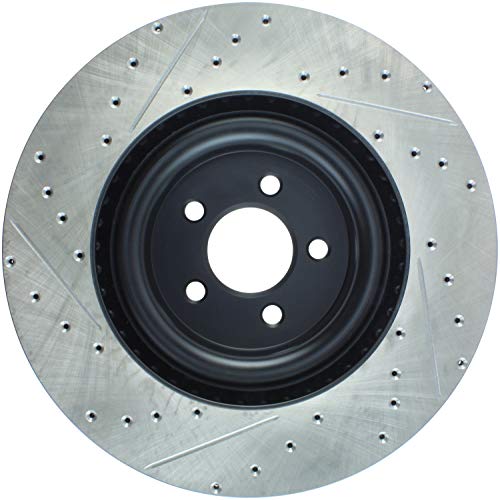 Sport Drilled/Slotted Brake Rotor StopTech 127.61116L (Front Left), 1 Pack