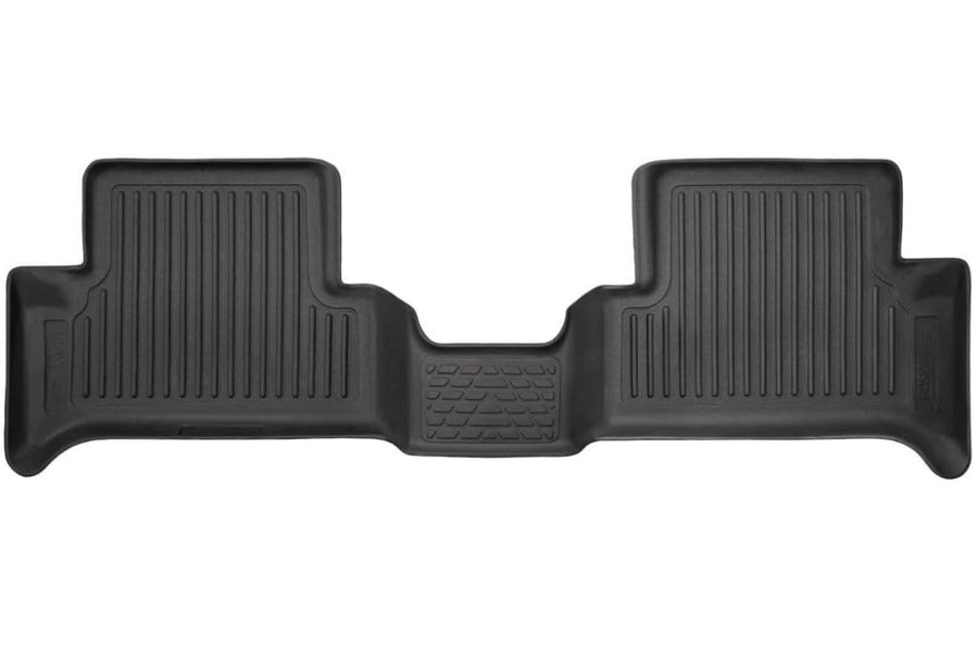 Husky Liners Floor Mats Weatherbeater | Fits 2015-2022 Chevrolet Colorado & GMC Canyon Extended CAB ONLY | 2nd Row, 1-pc Black - 19101