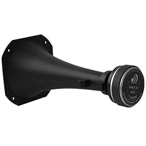 PAT3 Massive Audio Compression Driver | 1" Exit, 8 Ohm High-Frequency Bullet Tweeter | 120W Peak Titanium Diaphragm Super Tweeter for Car Audio, PA Systems, DJ, Home Theater & Pro Loudspeaker Upgrades