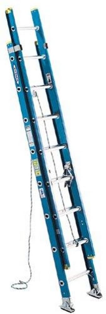 D6024-2 Werner Ladder, 24 feet, Foot, No Color