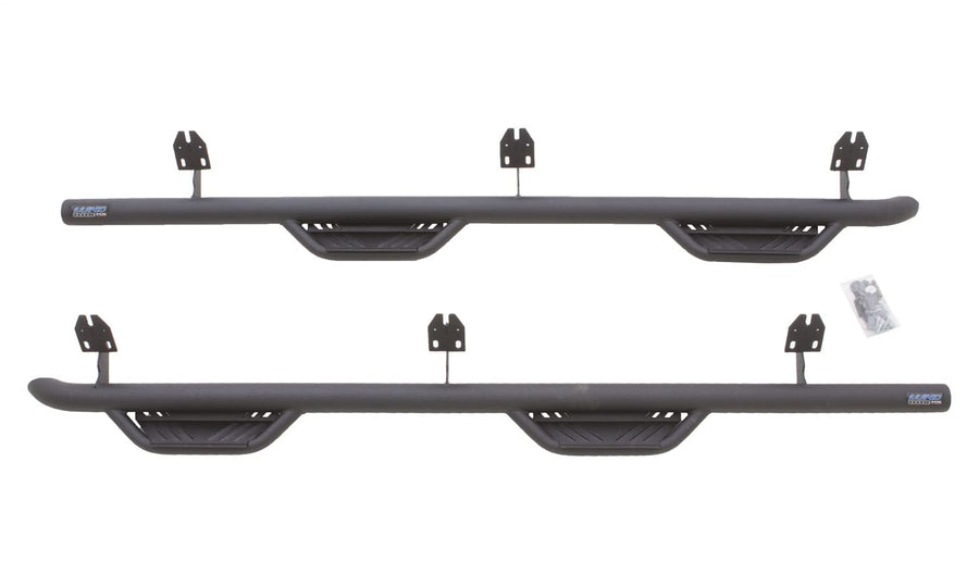 Lund RealTruck 34641334 Black Steel Terrain HX Step Nerf Bars for 2009-2015 Dodge Ram 1500 Quad Cab