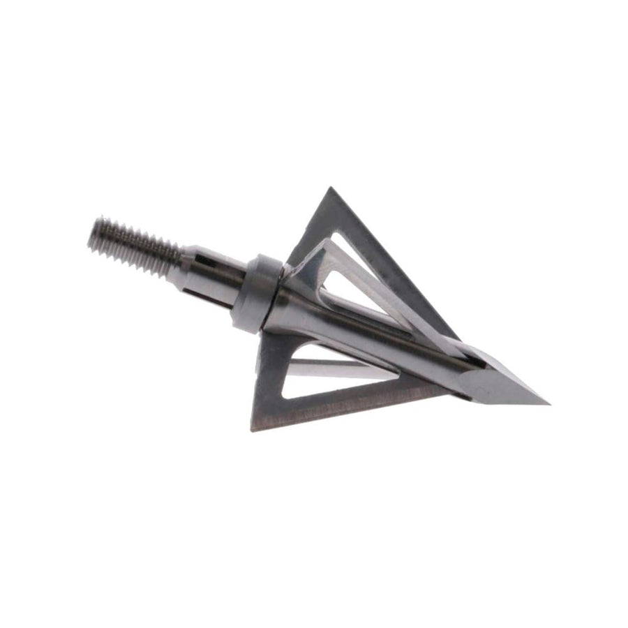Titanium X TRUGLO QUADCUTTER 4 Blade 100 Grain Sharp Durable Fixed-Blade Archery Bow Hunting Broadhead with Grade 5 Titanium Ferrule & Stainless Steel Blades - Spare Set of Blades Included