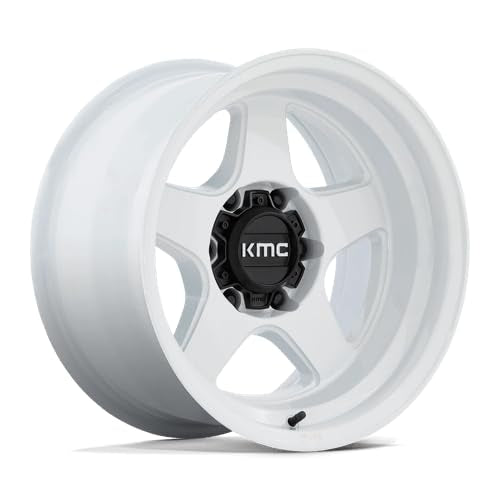KMC Wheels 17X8.5 LOBO 5X5.05.46 18mm GLOSS WHITE - KM728WX17855018