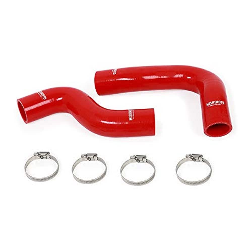 Mishimoto Silicone Radiator Hose Kit MMHOSE-GC8T-92RD Fits Subaru WRX / STI 1992-2000 Red