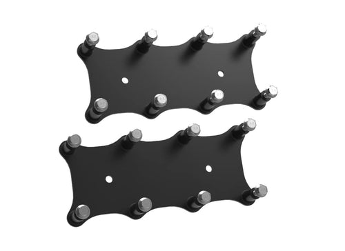 Holley EFI 561-130 Remote Relocation Bracket Igntion Coil, Black Finish, Pair