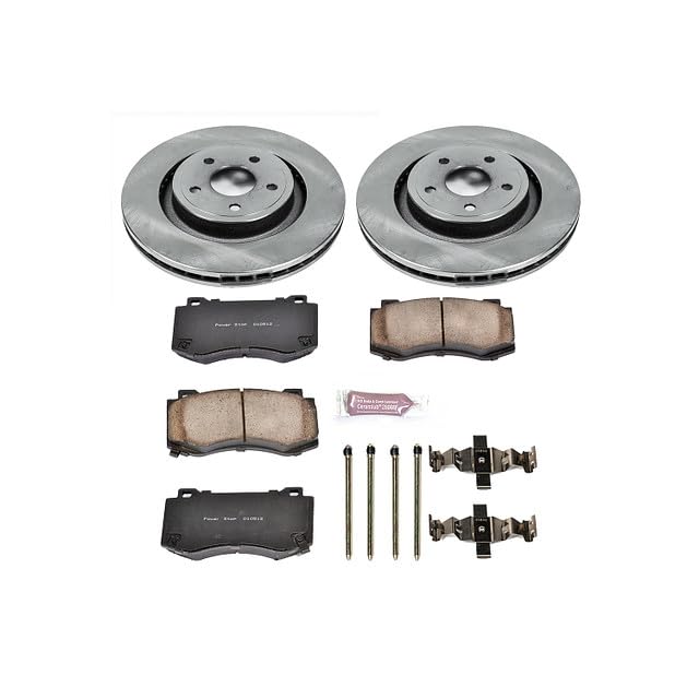 Power Stop Autospecialty KOE2924 Front Replacement Brake Kit-OE Brake Rotors & Ceramic Brake Pads