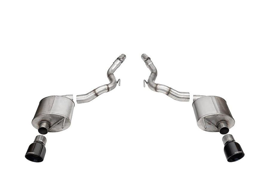 3.0 in Axle-Back Sport, Touring / 4.5 in Slash Tips | 2024 Mustang GT Convertible (21272, 21276)