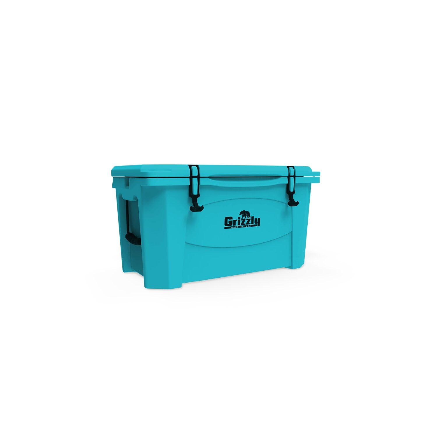 60 Cooler Grizzly | 60 qt Ice Chest Durable Rotomolded Insulated | Made in USA | Warranty for Life | For Beach Boat Camping Fishing Hunting | G60 | Teal