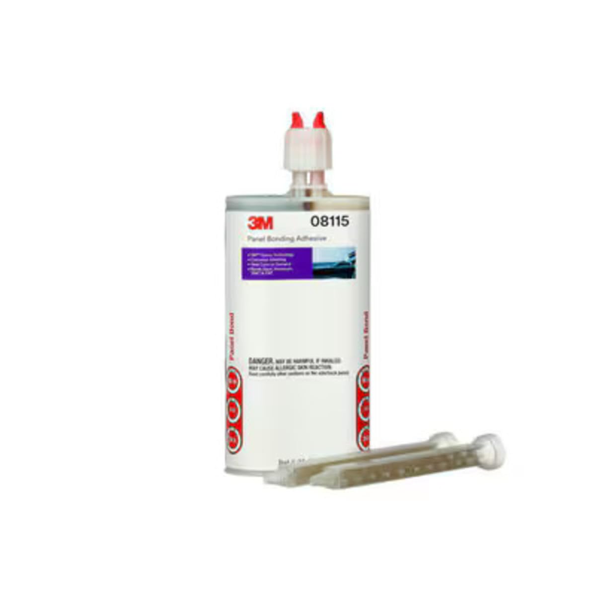 3M 08115 Panel Bonding Adhesive, OEM Recommended Two-Part Epoxy, 200 mL Cartridge, Bonds Metal & Composites for Auto Body Panel Repair (1 Cartridge)