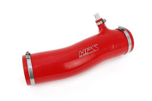 HPS Red Silicone Reinforced Post MAF Air Intake Hose Kit Compatible for 2016-2023 Toyota Tacoma 3.5L V6 Equipped with TRD airbox, 57-2126-RED