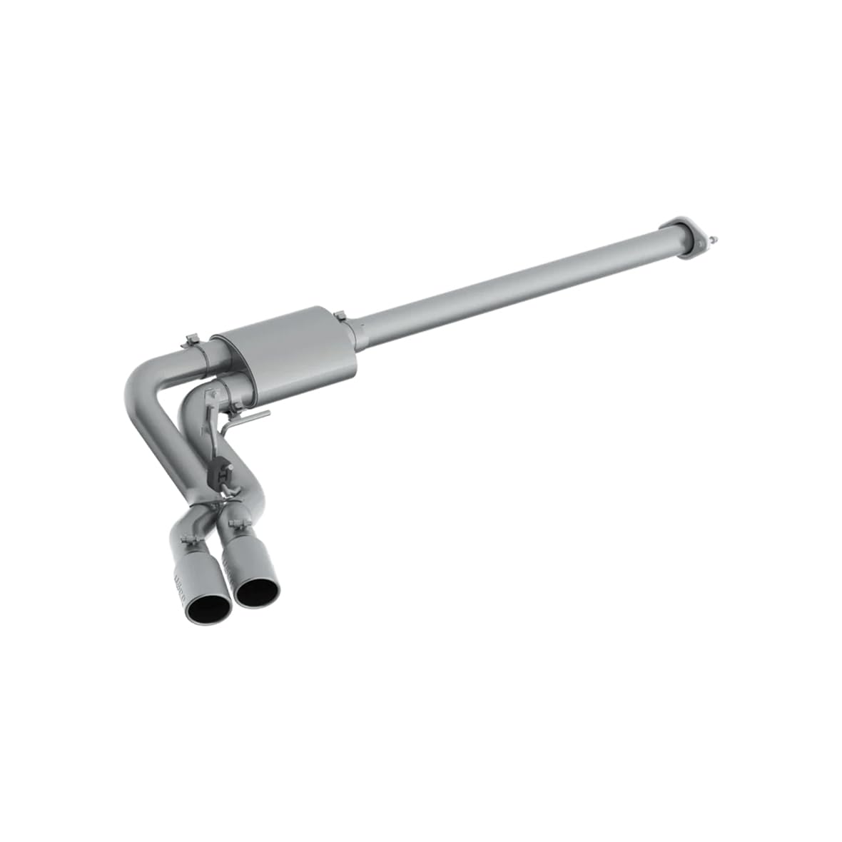 3" MBRP Single Side Dual Outlet in Front of Rear Wheel (T409, Cat Back)