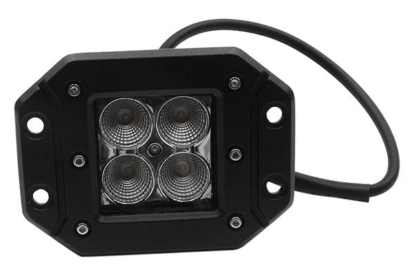 3" X 3" Southern Truck 16W Square Flush Mount Led Light Spot Beam 1,440 Lumens Each