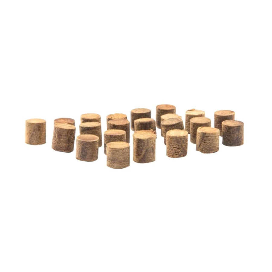 Teak Plugs Whitecap - 1/4" - 20 Pack