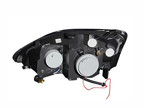 Projector Headlight Set ANZO USA w/LED Halo-Black