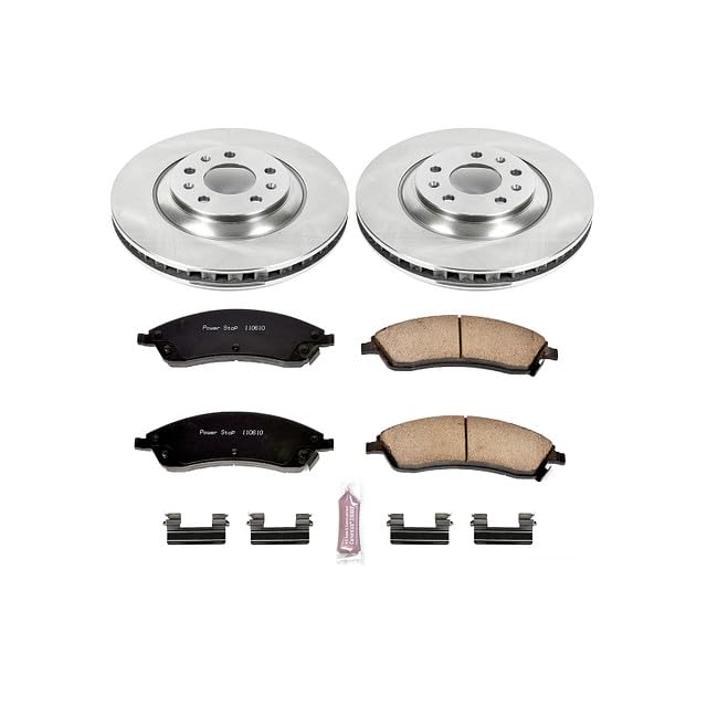 POWERSTOP Autospecialty KOE1429 Front Replacement Brake Kit-OE Brake Rotors & Ceramic Brake Pads