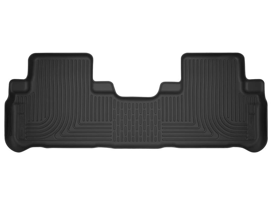 Husky Liners Floor Mats X-act Contour | Fits 2014-2019 Toyota Highlander (Excludes Hybrid) | 2nd Row, 1-pc Black - 52641